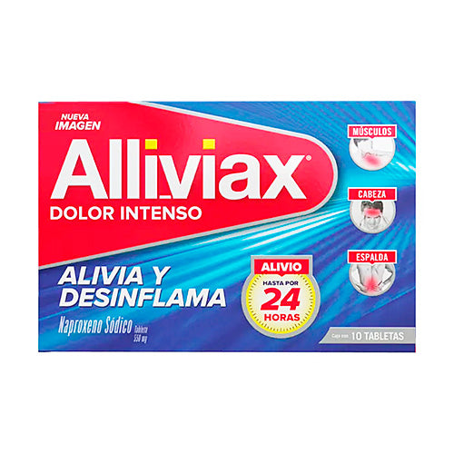 ALLIVIAX TABLETAS 550 MG