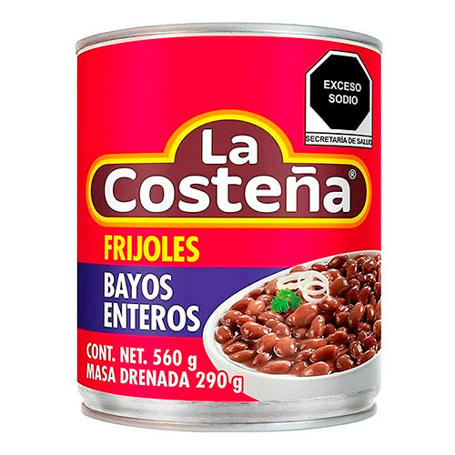 FRIJOL BAYOS COSTEÑA 560G