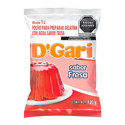 D GARI GELATINA FRESA 120 G