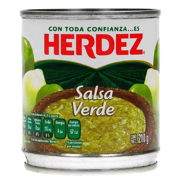 SALSA VERDE HERDEZ LT 210GR