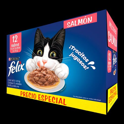 FELIX SALMON 12PACK SOBRES85G