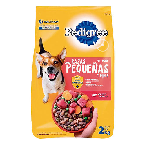 PEDIGREE RAZ PEQ RES/VEG 2 KG