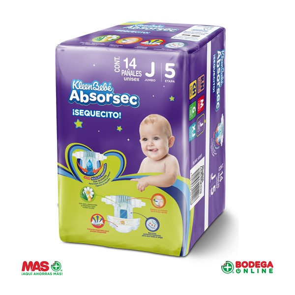 PAÑAL KBB ABS ET5 JBO 14 X 6