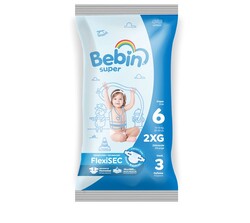 BEBIN PAÑAL 3 PACK 2XG