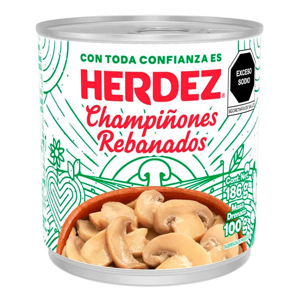 CHAMPIÑON REBANADO HERDEZ LT