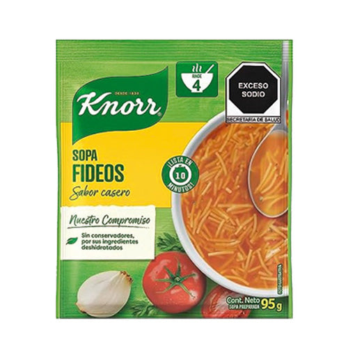 SOPA FIDEO KNORR 95GR.