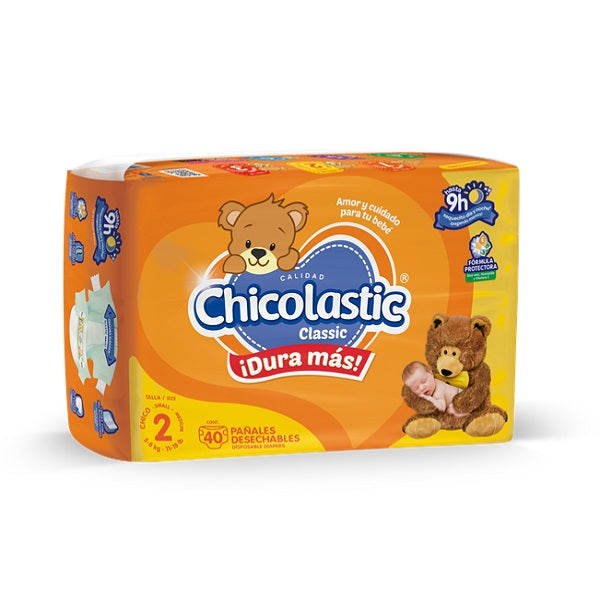 PAÑAL CHICOLASTIC T2 CHICO 40P