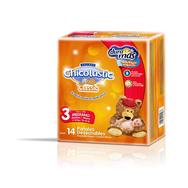 PAÑAL CHICOLASTIC T3 MED 14PZ