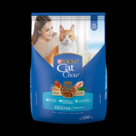CAT CHOW DEL PES Y MARISC 500G