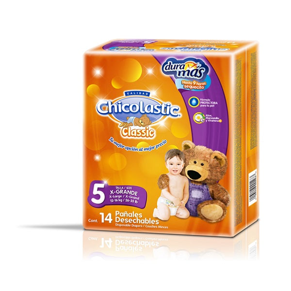 PAÑAL CHICOLASTIC T5 XG 14 PZ