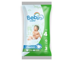 PAÑAL BEBINSUPER GDE TRIPACKS