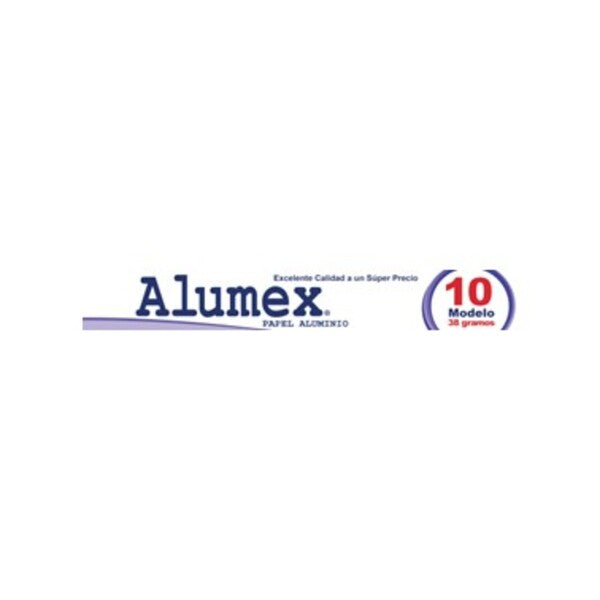 PAPEL ALUMINIO ALUMEX 10 38 GR