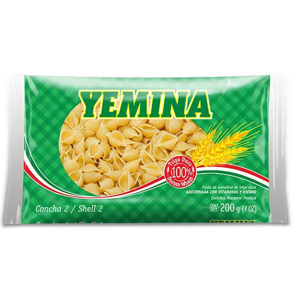 PASTA CONCHA 2 YEMINA 200GR
