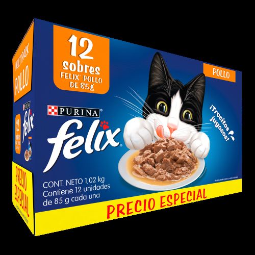FELIX POLLO 12PACK SOBRES 85G