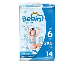 PAÑAL BEBIN FLEXISEC XXG