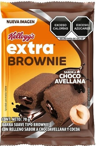 EXTRA BROWNIE CHOCO AVELL 70GR
