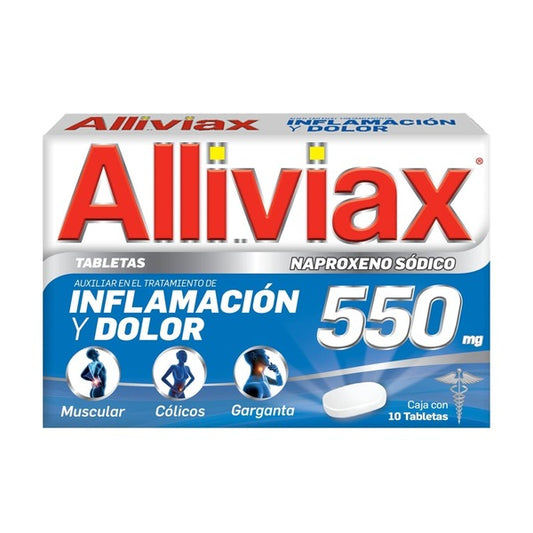 ALLIVIAX TABLETAS 550 MG