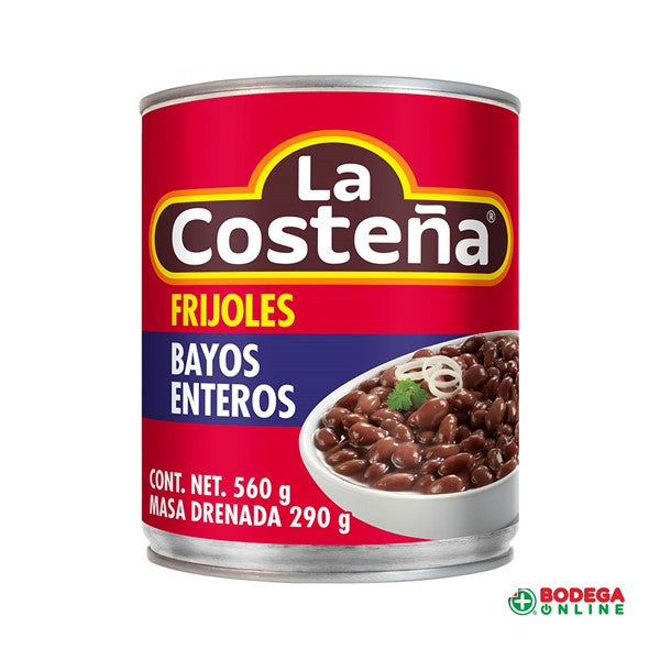 FRIJOL BAYOS COSTEÑA 560G