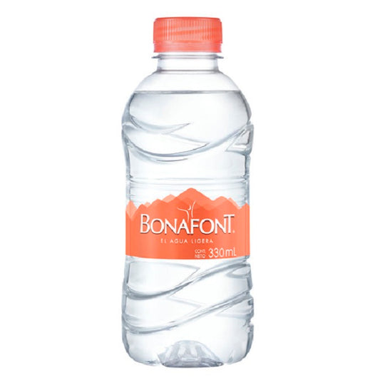 AGUA NATURAL BONAFONT 330 ML