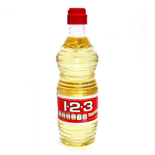 ACEITE VEGETAL 123 500 ML.