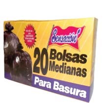 SENSACION BOLSA MEDIANA 20PZ