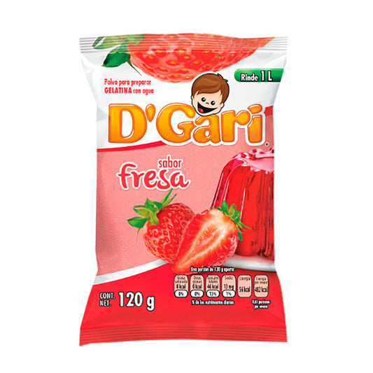 D GARI GELATINA FRESA 120 G