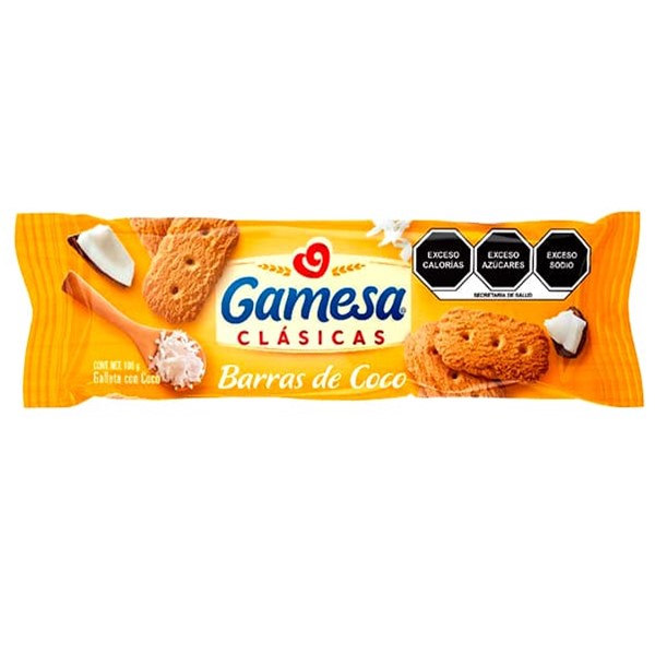 BARRA DE COCO GAMESA 117G