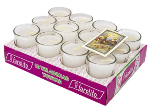 PROFINA VASO VOTIVO LISO C/FAR