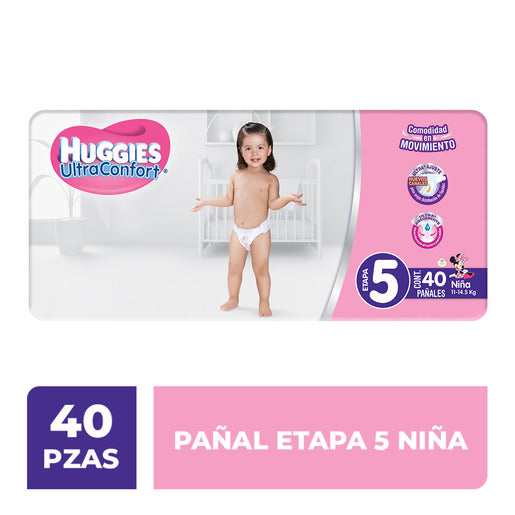 HUGGIES ULTRACONFORT NIÑA ET5