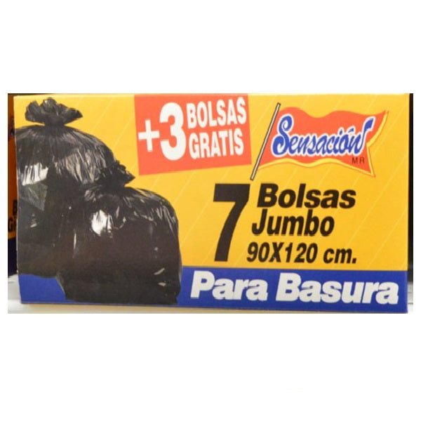 SENSACION BOLSA JUMBO 7 PZ