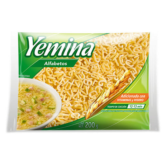 PASTA ALFABET YEMINA 200G