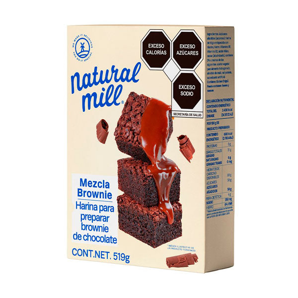 NATURAL MILL HARINA P/BROWNIE