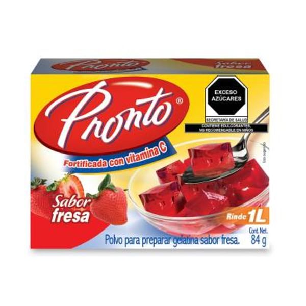 GELATINA FRESA PRONTO 84G