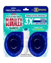 PASTILLAS CLORALEX AZULES 2 PZ