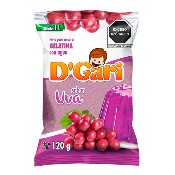 D GARI GELATINA UVA 120 G