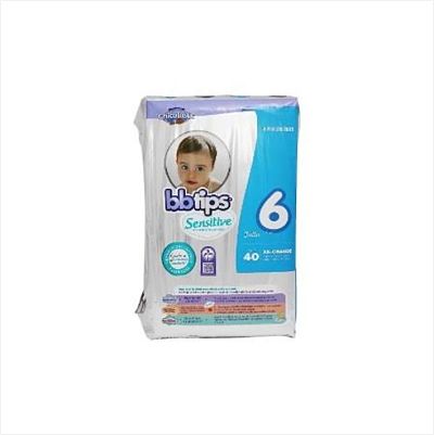 PAÑAL BBTIPS T6 UNISEX 40P