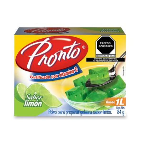 GELATINA LIMON PRONTO 84G