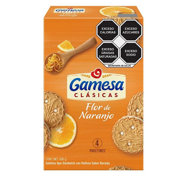 GALLETAS FLOR DE NARANJO 600