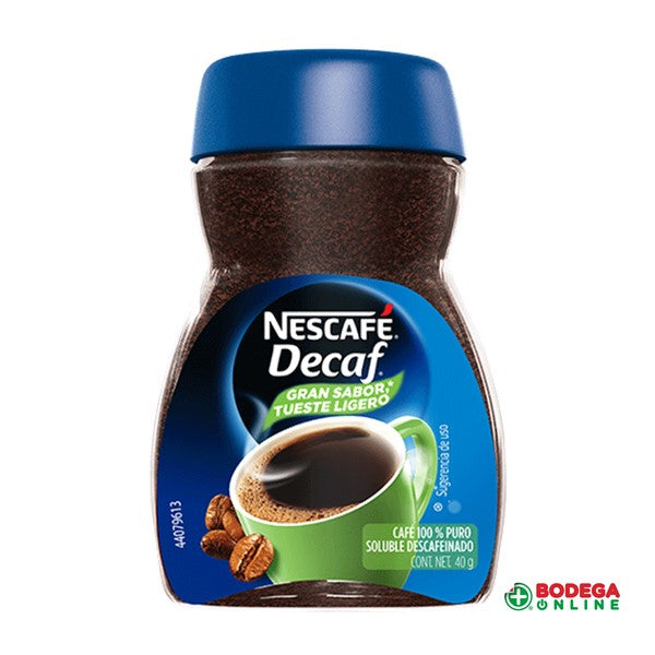 NESCAFE DECAF FRASCO 12X40G MX