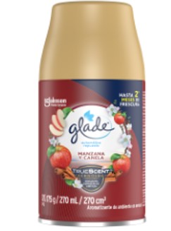 GLADE AUTO REP MANZ-CANE 170ML
