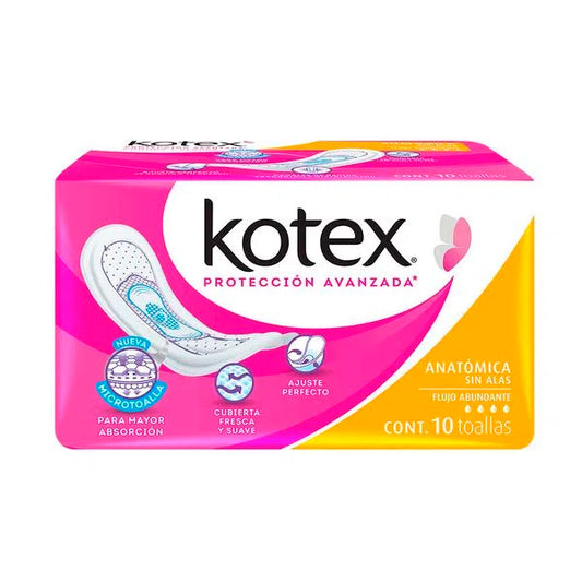 KOTEX TOALLA CLASICA 10PZ