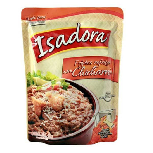 FRIJOLES REF. CHICHARRON ISADO