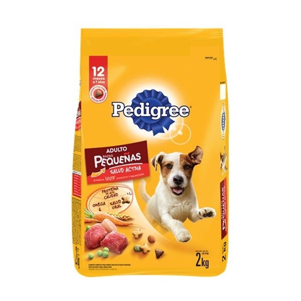 PEDIGREE RAZ PEQ RES/VEG 2 KG