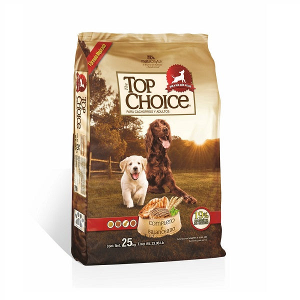 ALIMENTO P/PERRO TOP CHOICE