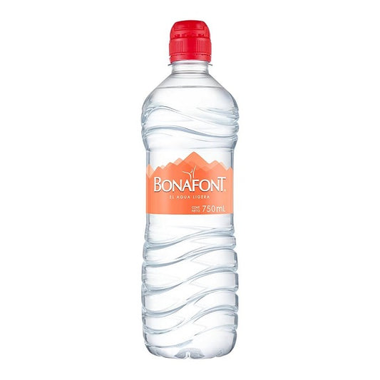 AGUA NATURAL BONAFONT 750 ML