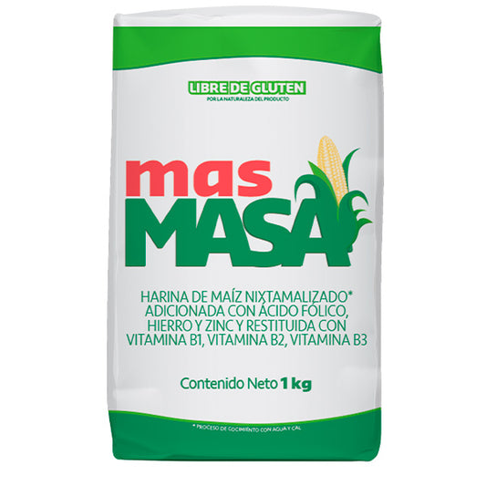 MAS MASA HARINA DE MAIZ 1KG