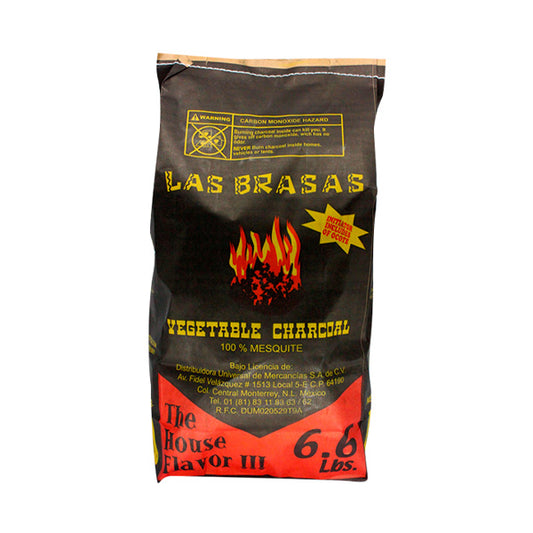 CARBON VEGETAL LAS BRASAS 3kg