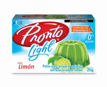 PRONTO GELATI LIGTH LIMON 25GR