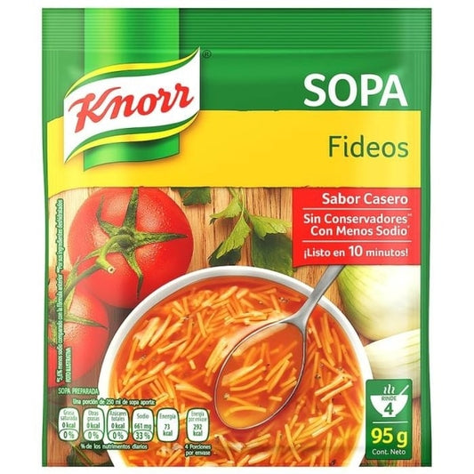 SOPA FIDEO KNORR 95GR.