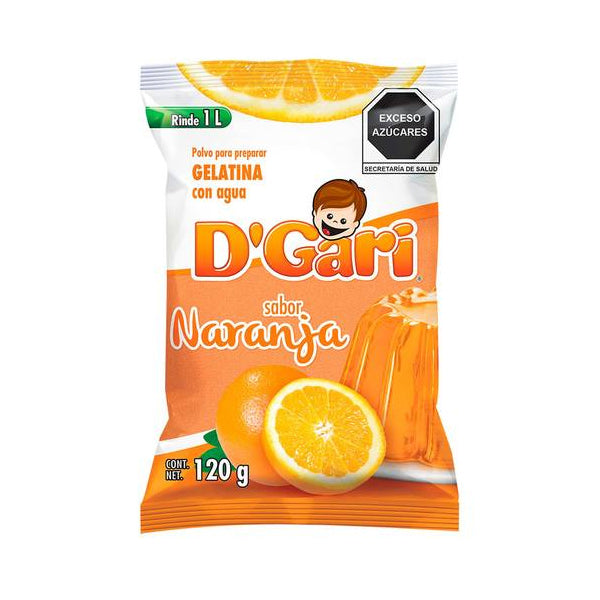 D GARI GELATINA NARANJA 120 G